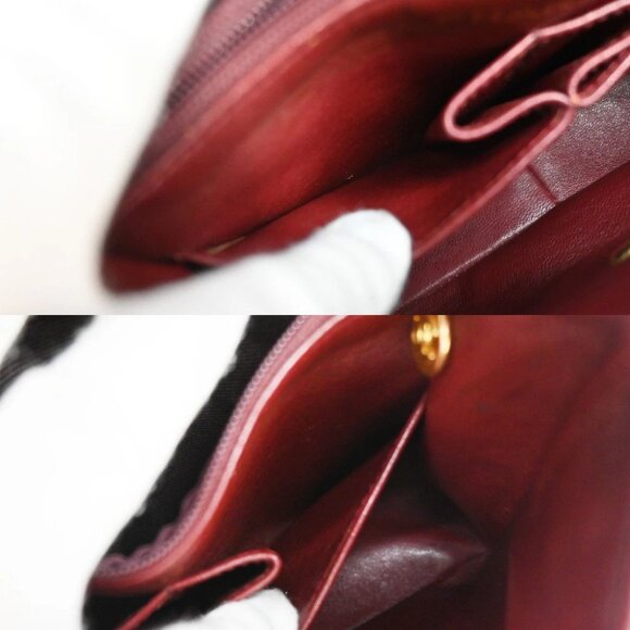 CHANEL CC Logo Mini Matelasse Chain Shoulder Bag Leather Black Vintage 836RF591 - Picture 13 of 15